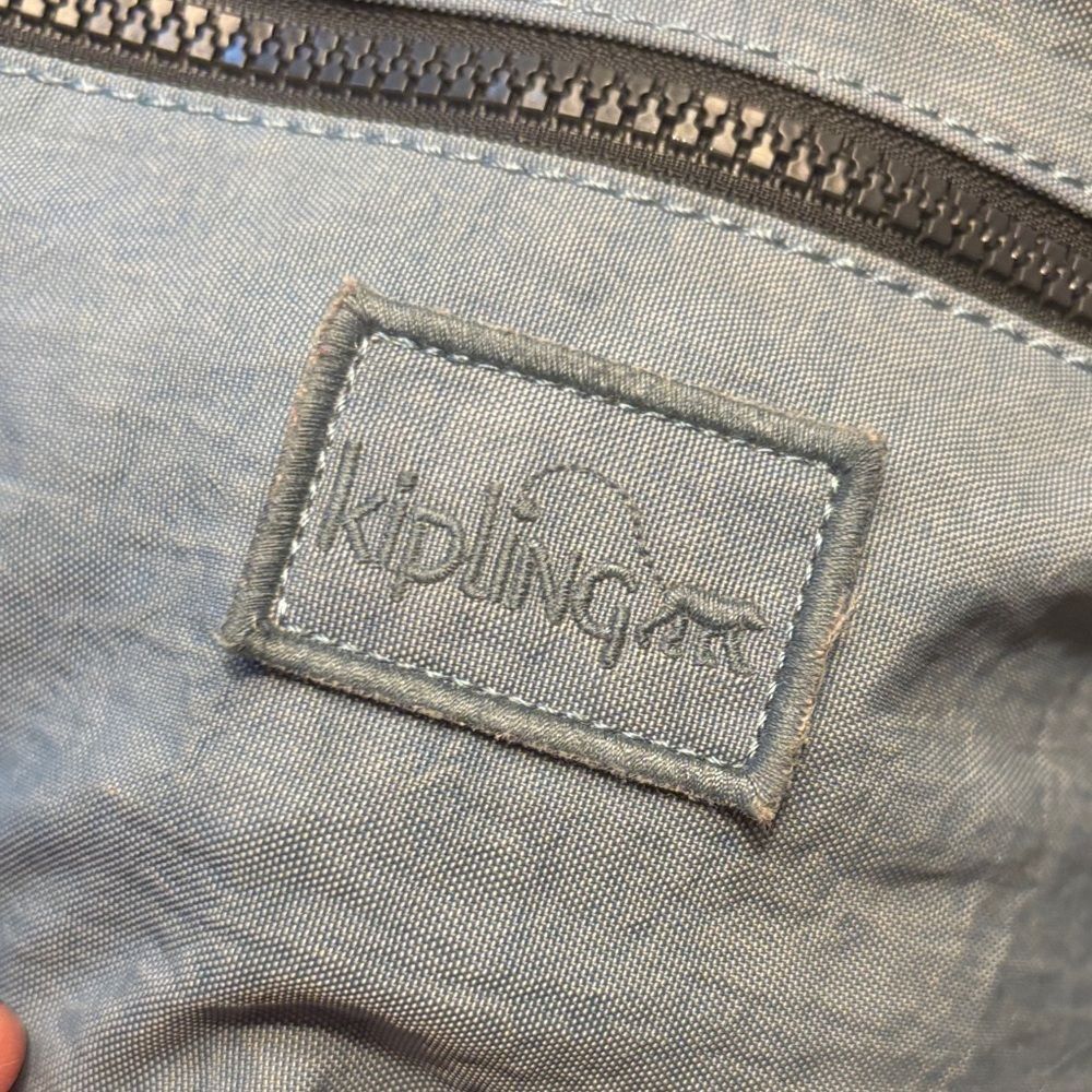 Kipling Slate Blue Crossbody or Fanny Bag - Picture 5 of 9